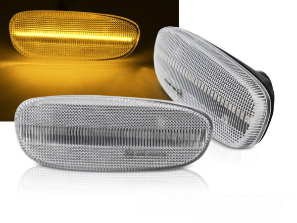 Blinklys Subaru Impreza 93-00 White Seq Led – bilde 1 av 2