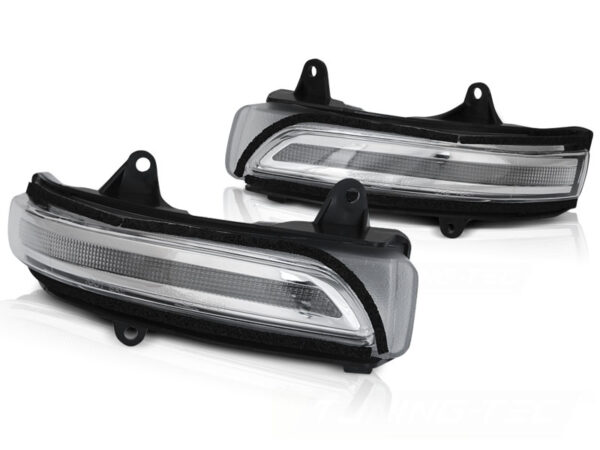 Blinklys I Speilet Toyota LAN Cruiser 150 09- White Led Seq – bilde 2 av 2