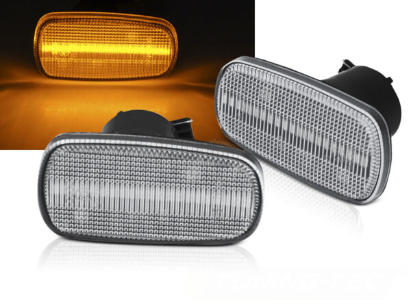 Blinklys Toyota Land Cruiser 120 03-09 White Led Seq – bilde 1 av 2