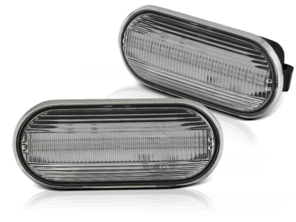 Blinklys VW Golf 4 / Bora 95- / Golf 3 95- / Ibiza 95 -99 / Toledo White Led Seq – bilde 2 av 2