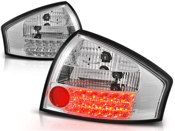 Baklykter Audi A6 05.97-.05.04 Sedan LED Krom – bilde 2 av 2
