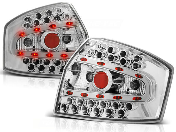 Baklykter Audi A4 8E 10.00-10.04 Sedan LED Krom – bilde 2 av 2