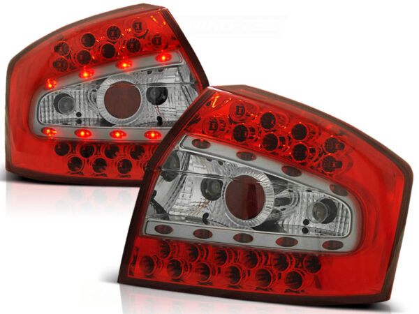 Baklykter Audi A4 8E 10.00-10.04 Sedan LED Rød/Hvit – bilde 2 av 2