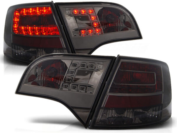 Baklykter Audi A4 B7 11.04-03.08 Avant LED Røykfarget