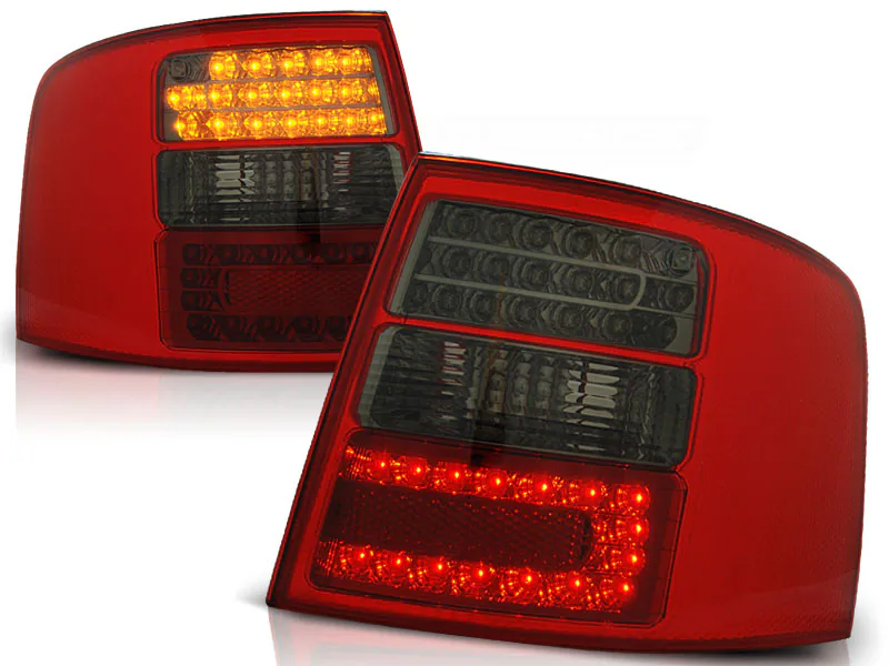 Baklykter Audi A6 05.97-05.04 Avant Led Red Smoke