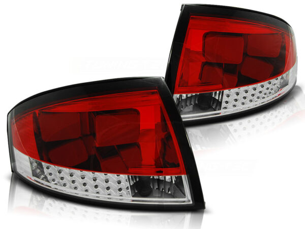 Baklykter Audi TT 8N 99-06 LED Rød/Hvit – bilde 2 av 2