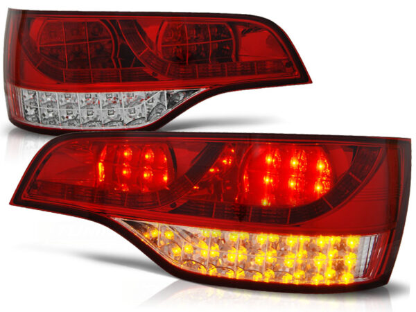 Baklykter Audi Q7 06-09 LED Rød/Hvit – bilde 2 av 2