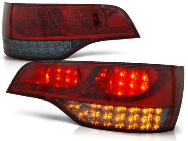 Baklykter Audi Q7 06-09 LED Rød/Røykfarget – bilde 2 av 2