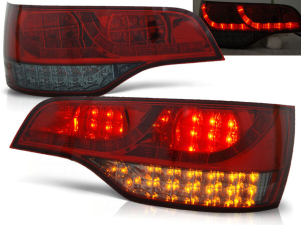 Baklykter Audi Q7 06-09 LED Rød/Røykfarget – bilde 1 av 2