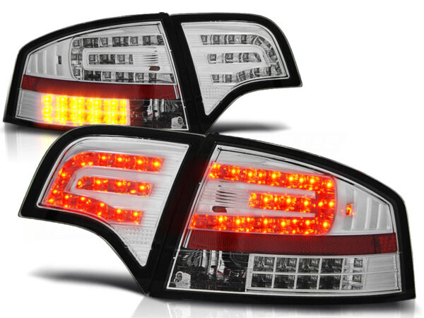 Baklykter Audi A4 B7 11.04-03.08 Sedan LED Krom – bilde 2 av 2