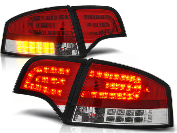 Baklykter Audi A4 B7 11.04-03.08 Sedan LED Rød/Hvit – bilde 2 av 2