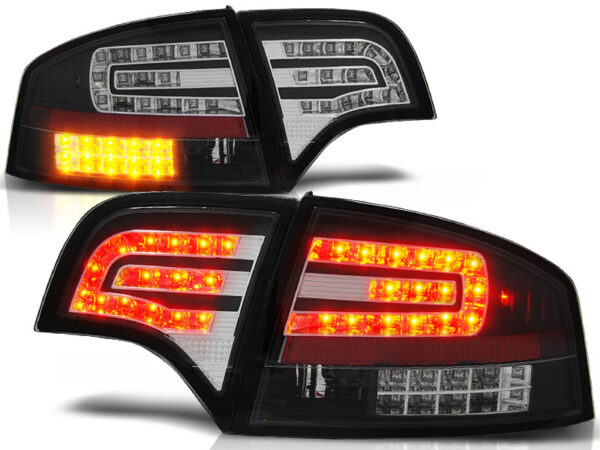 Baklykter Audi A4 B7 11.04-03.08 Sedan LED Svart – bilde 2 av 2