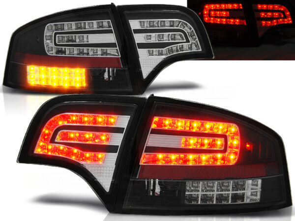 Baklykter Audi A4 B7 11.04-03.08 Sedan LED Svart – bilde 1 av 2