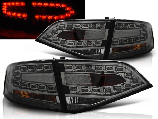 Baklykter Audi A4 B8 08-11 Sedan LED Røykfarget – for original LED – bilde 1 av 2
