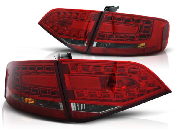 Baklykter Audi A4 B8 08-11 Sedan LED Rød/Røykfarget – for original LED – bilde 2 av 2