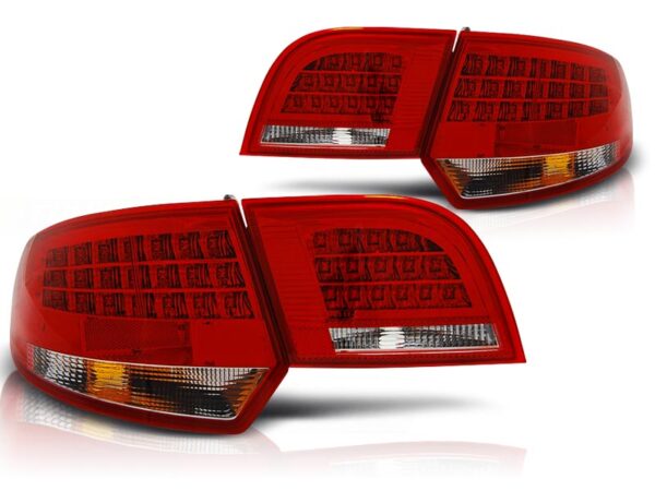 Baklykter Audi A3 8P 04-08 Sportback LED Rød/Hvit – bilde 2 av 2