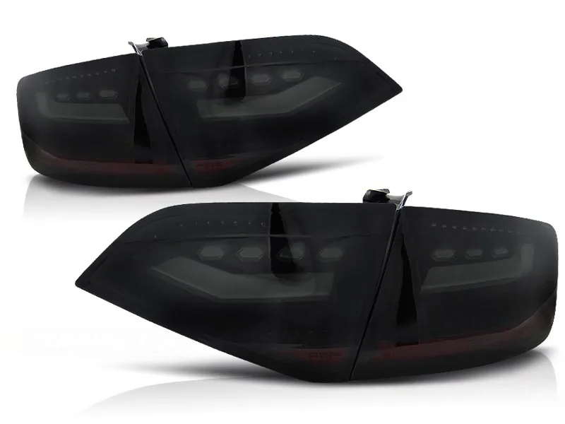 Baklykter Audi A4 B8 08-11 Sedan Led Smoke Black - Bilde 2