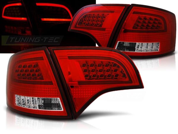 Baklykter WHIE Audi A4 B7 11.04-03.08 Avant LED Bar Rød – bilde 1 av 2