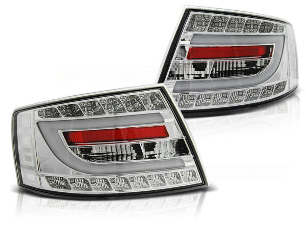 Baklykter Audi A6 C6 Sedan 04-.04-08 6PIN LED Bar Krom – 6-pin – bilde 2 av 2