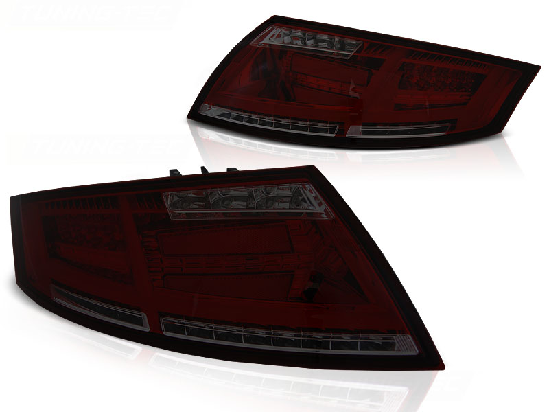 Baklykter Audi TT 04.06-02.14 Led Bar Red Smoke - Bilde 2