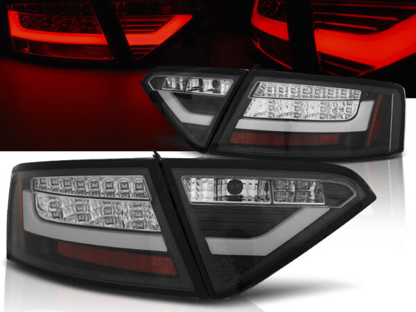 Baklykter Audi A5 07-06.11 Coupé, Cabrio, Sportback LED Bar Svart – for original LED – bilde 1 av 2