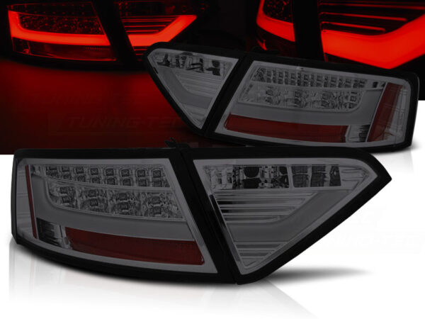 Baklykter Audi A5 07-06.11 Coupé, Cabrio, Sportback LED Bar Røykfarget – for original LED – bilde 1 av 2