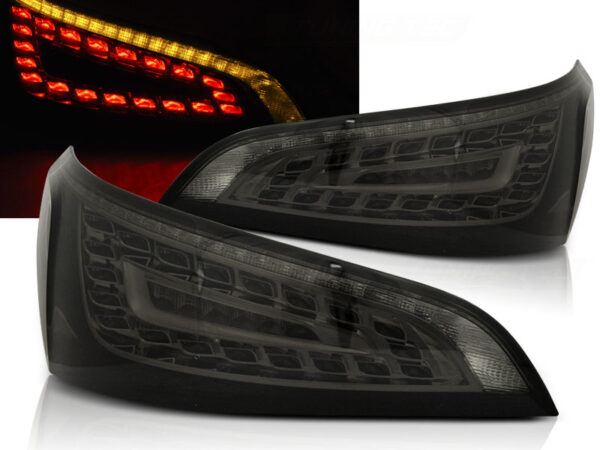 Baklykter Audi Q5 08-12 LED Røykfarget – for original pæretype