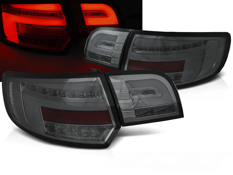 Baklykter Audi A3 8P 5D 03-08 Led Bar Smoke Seq