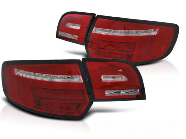 Baklykter WHIE Audi A3 8P 5D 08-12 5D Sportback LED Bar SEQ Rød – bilde 2 av 2