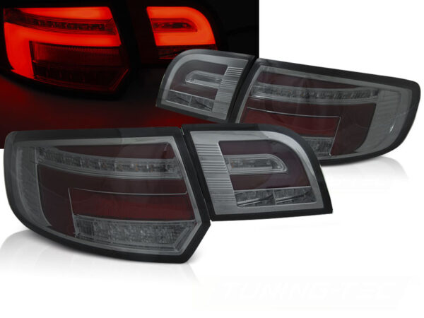 Baklykter Audi A3 8P 5D 08-12 5D Sportback LED Bar SEQ Røykfarget – bilde 1 av 2