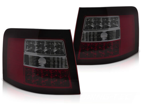 Baklykter Audi A6 05.97-05.04 Avant LED Rød/Røykfarget – bilde 2 av 2