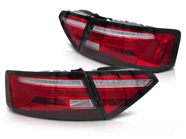 Baklykter Audi A5 11-16 Coupé, Cabrio, Sportback LED Bar SEQ Rød/Hvit – for original LED – bilde 2 av 2