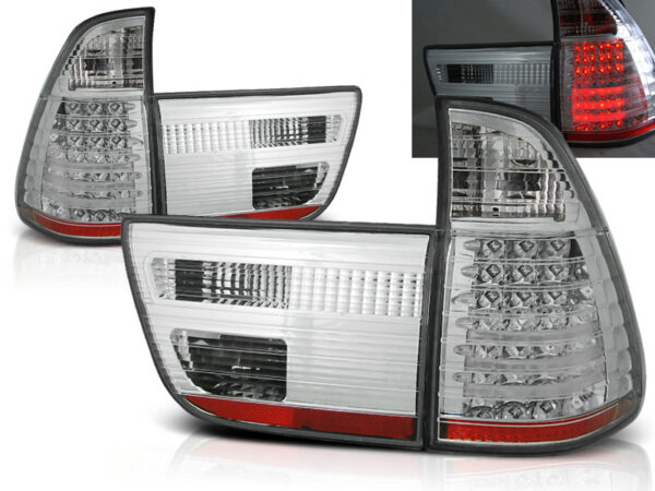 Baklykter BMW X5 E53 09.99-10.03 LED Krom – bilde 1 av 2