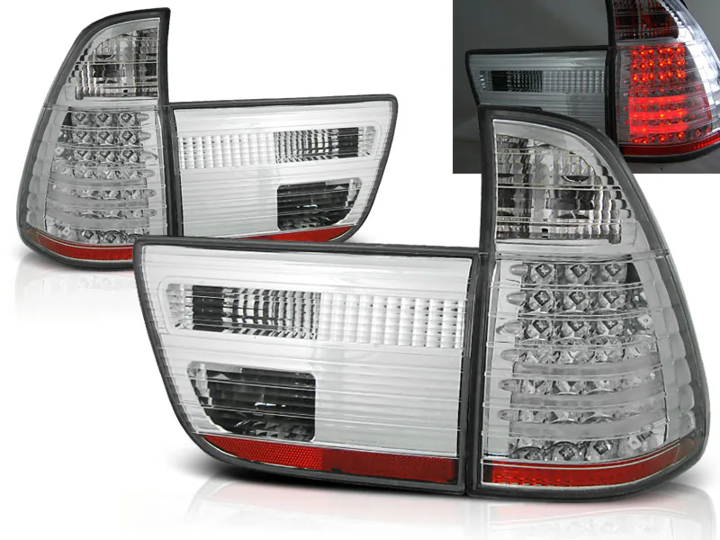 Baklykter Bmw X5 E53 09.99-10.03 Led Chrome