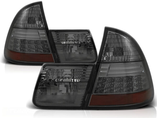 Baklykter BMW E46 99-05 Touring LED Røykfarget – bilde 2 av 2