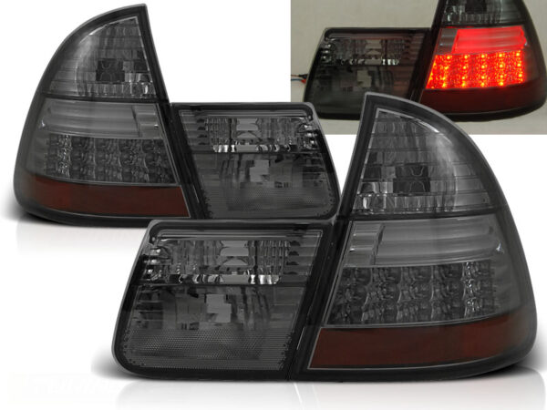 Baklykter BMW E46 99-05 Touring LED Røykfarget – bilde 1 av 2