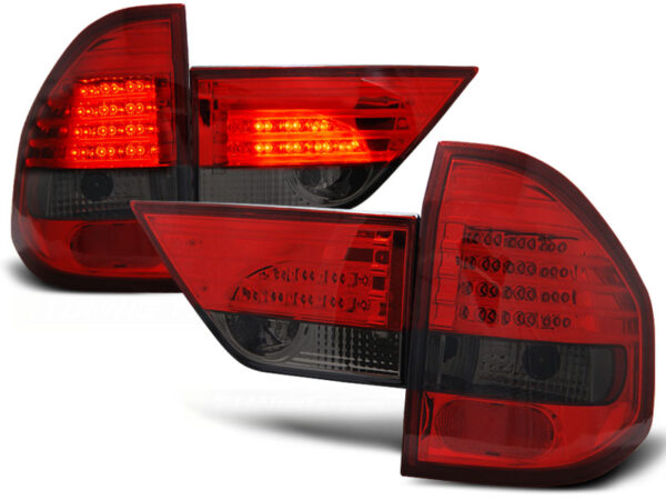 Baklykter BMW X3 E83 01.04-06 LED Rød/Røykfarget – bilde 2 av 2