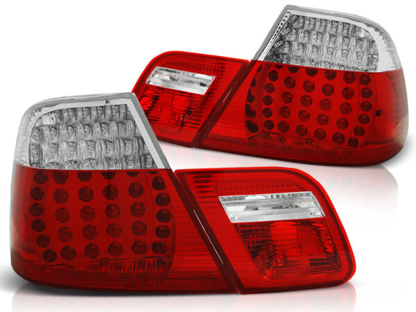 Baklykter BMW E46 04.99-03.03 Coupé LED Rød/Hvit – bilde 2 av 2