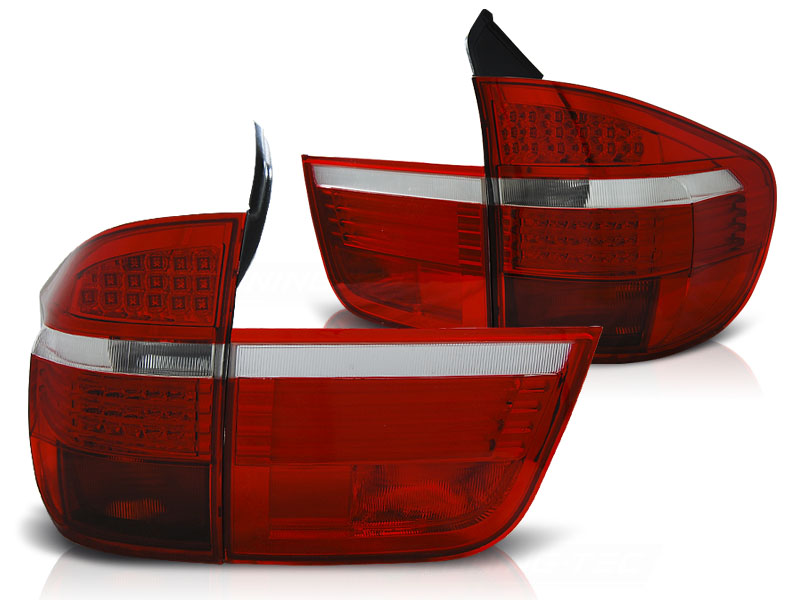 Baklykter Bmw X5 E70 03.07-05.10 Led Red White - Bilde 2
