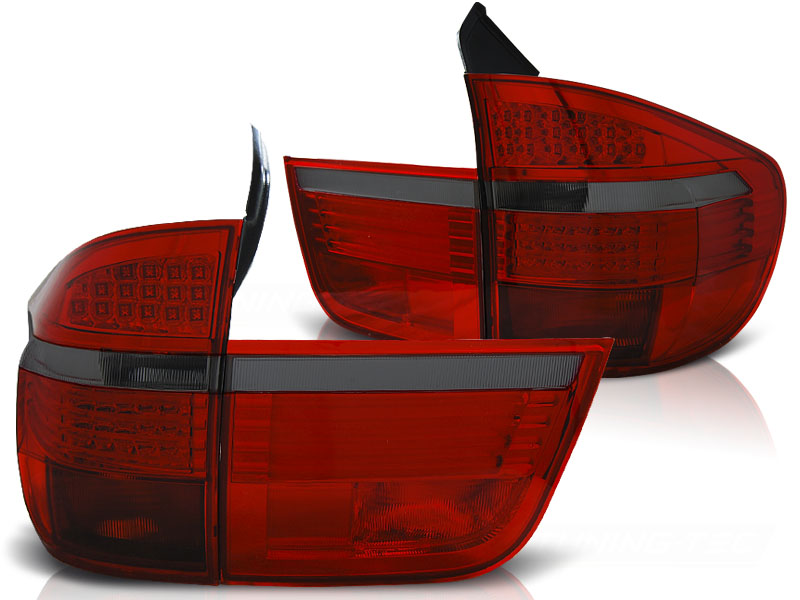 Baklykter Bmw X5 E70 03.07-05.10 Led Red Smoke - Bilde 2