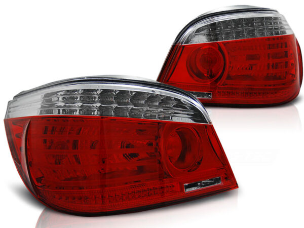 Baklykter BMW E60 03-07 Sedan LED Rød/Hvit – bilde 2 av 2