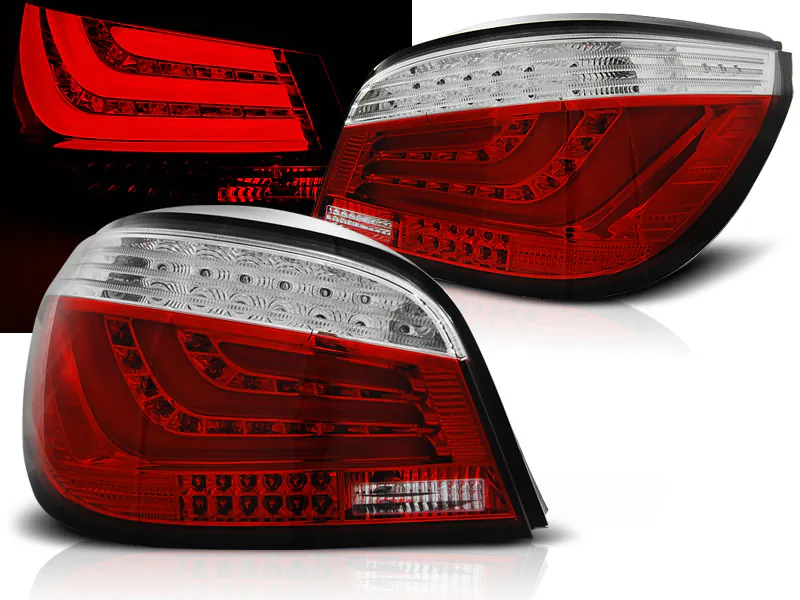 Baklykter Bmw E60 07.03-02.07 Led Bar Red White