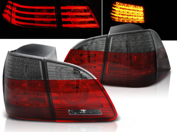Baklykter BMW E61 04-03.07 Touring LED Rød/Røykfarget – bilde 1 av 2