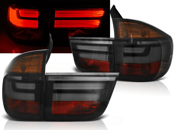 Baklykter BMW X5 E70 07-10 LED Bar Røykfarget – bilde 1 av 2