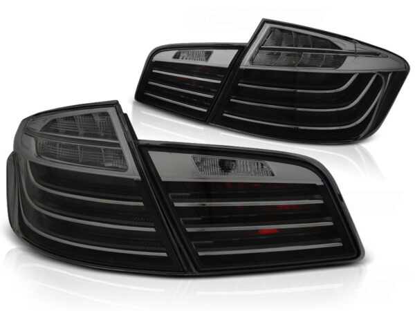 Baklykter LCI LOOK BMW F10 10-07.13 LED Bar Svart/Røykfarget – bilde 2 av 2