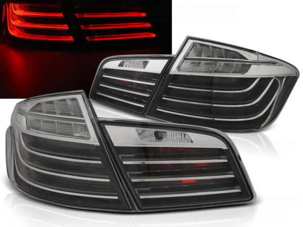 Baklykter LCI LOOK BMW F10 10-07.13 LED Bar Krom – bilde 1 av 2