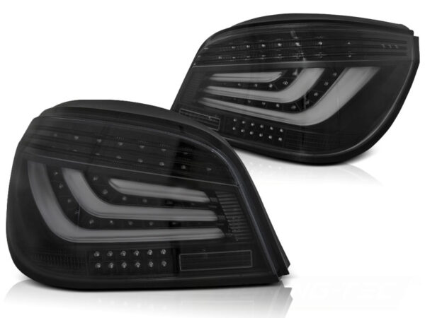 Baklykter BMW E60 LCI 03.07-12.09 Sedan LED Bar Svart – bilde 2 av 2