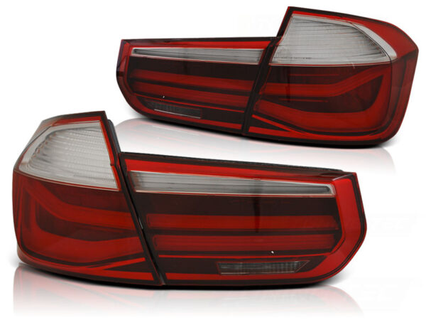 Baklykter BMW F30 11-15 Sedan F30 LED Bar Rød/Røykfarget – bilde 2 av 2