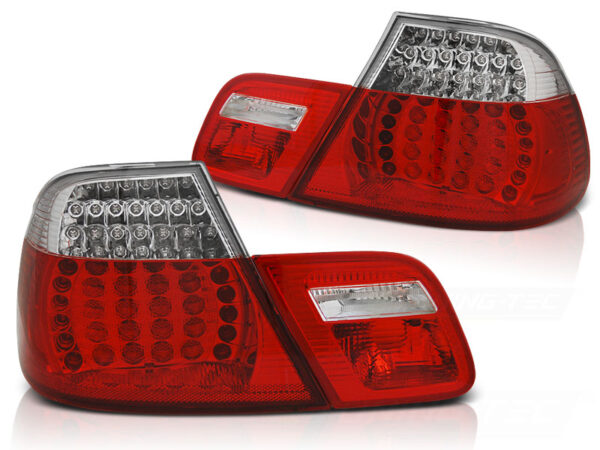 Baklykter BMW E46 04.99-03.03 Coupé LED SEQ Rød/Hvit – bilde 2 av 2
