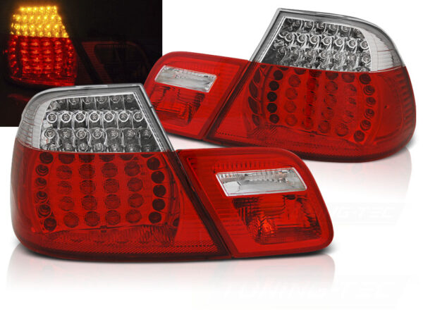 Baklykter BMW E46 04.99-03.03 Coupé LED SEQ Rød/Hvit – bilde 1 av 2